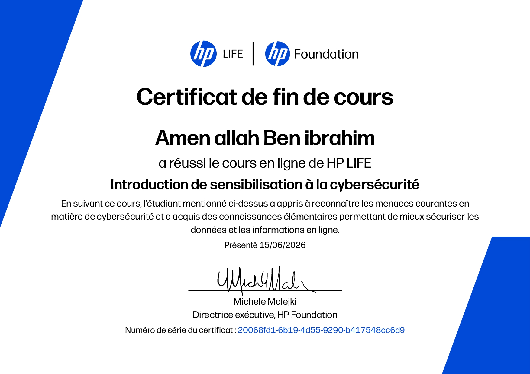 Cert 1